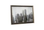 40X60 Grey City Painting - Front