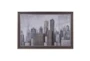 40X60 Grey City Painting - Signature