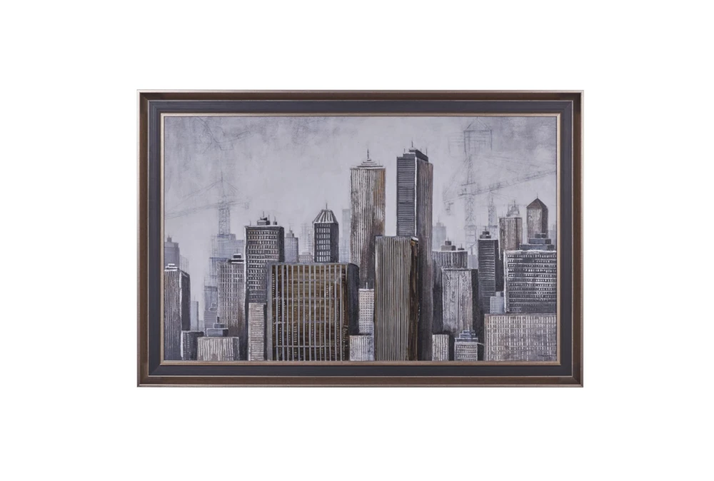 40X60 Grey City Painting