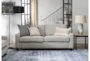 Reid Buff Beige Fabric 80" Sofa - Room