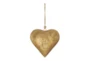 Gold Iron Heart Windchime Set Of 3 - Back