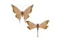 23 Inch Iron Butterfly Wall Decor Set Of 2 - Signature