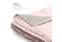 Pure Care Zensory Duvet Cover - Soft Pink 48" X 72" - Front