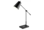 30 Inch Black Metal Desk Task Lamp With Usb Port + High Speed Wireless Charge - Signature