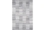 8'8"X13' Rug-Ombre Grid Shag Grey - Detail