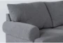 Hampstead Graphite Grey Fabric 99" Sofa with Reversible Chaise - Detail