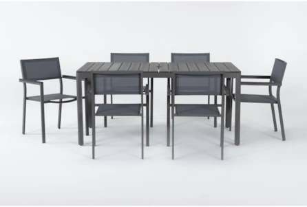 La Palma 63" Outdoor Dining Set For 6 | Living Spaces