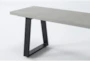 Ace Outdoor Dining Bench - Detail