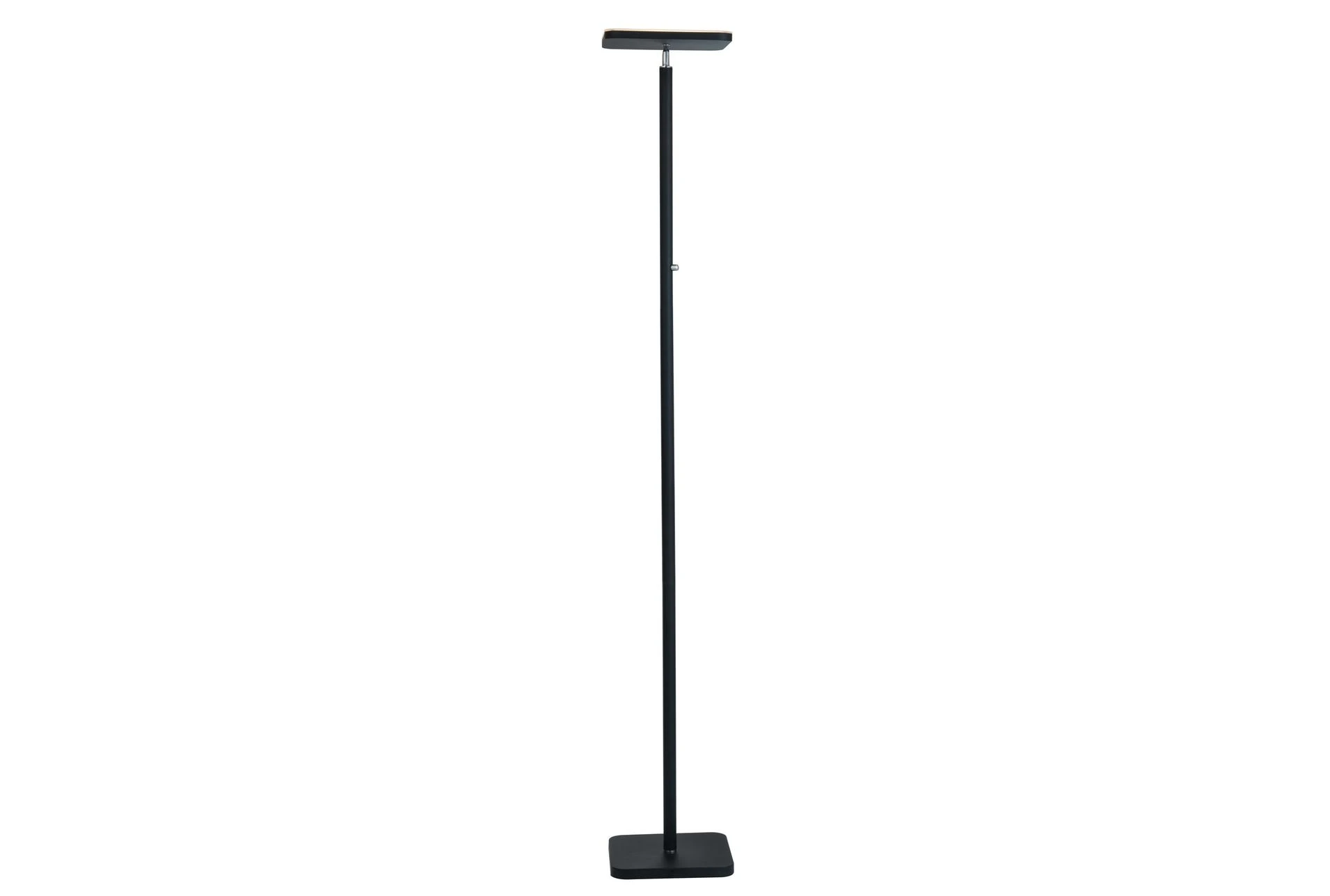 72 Inch Black Led Square Torch Floor Lamp Living Spaces