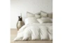 Twin Washed Linen Duvet Cover In Natural  - Room