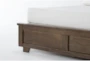 Marco Brown King Wood Panel Bed - Detail