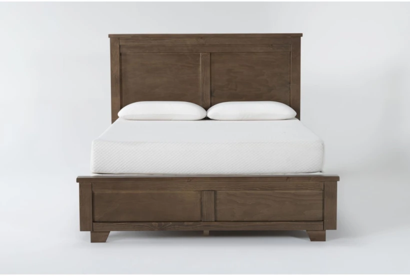 Marco Brown King Wood Panel Bed - 360