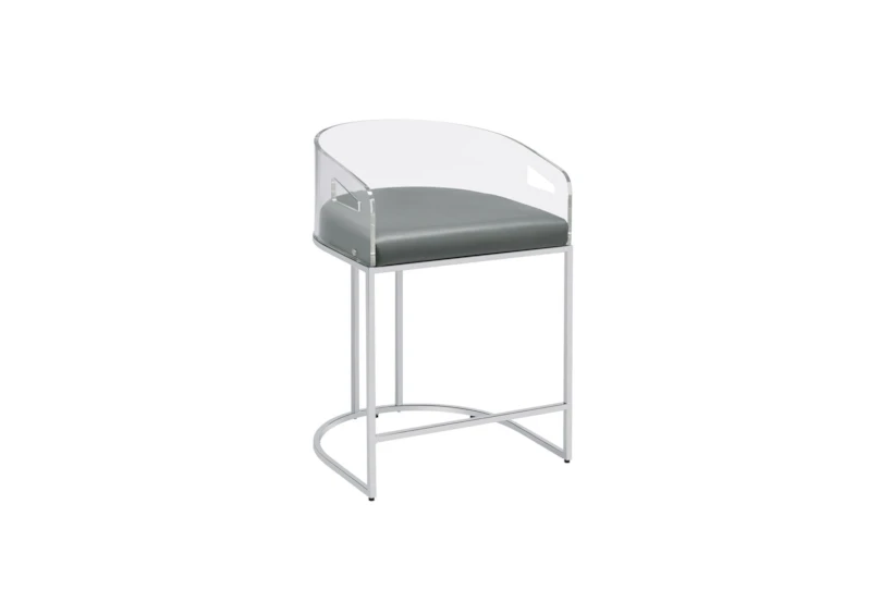 Maximus 26" Counter Height Stool With Back Set Of 2 - 360