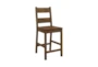 Mcintyre 25" Counter Height Stool With Back Set Of 2 - Front