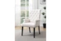 Eleanor Beige Upholstered Dining Arm Chair Set Of 2 - Detail