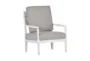 White Spindle Frame Accent Chair - Signature