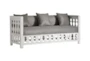 Whitewashed Ogee Arch Carved Sofa - Signature