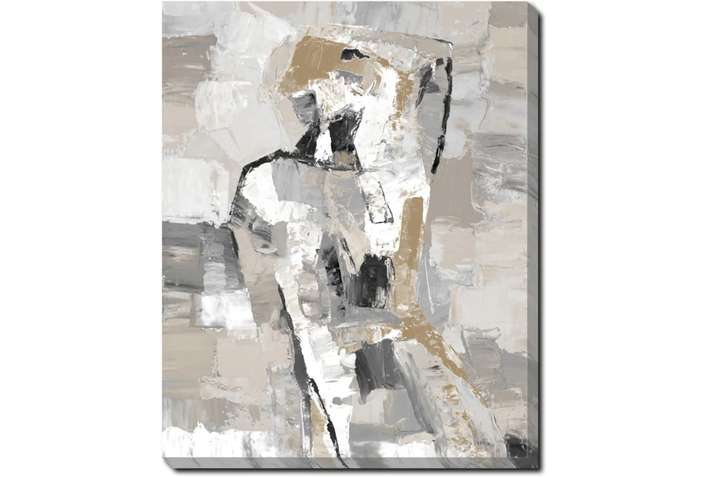 40X50 Tonal Abstract II With Gallery Wrap Canvas