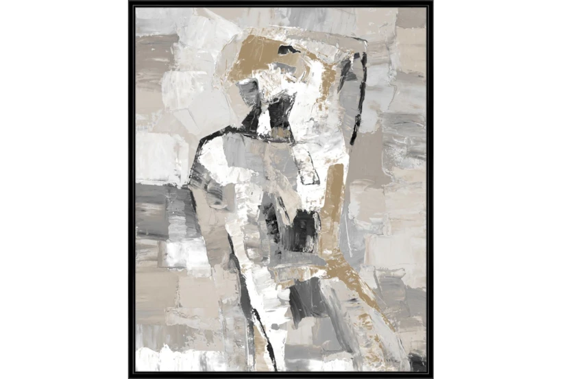 42X52 Tonal Abstract II With Black Frame - 360