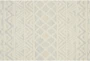 5'X8' Rug-Elika Wool Tufted, Ivory/Chambray Blue - Material