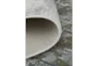 3'X5' Rug-Halton Contemporary Abstract, Silver Gray/Green - Detail