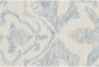 2'X3' Rug-Natal Trellis Pattern, Blue/Ivory - Detail