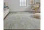 9'X12' Rug-Huntley Luxe Abstract, High/Low, Oyster Gray/Taupe - Room