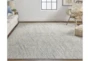 5'X8' Rug-Modern Huntley Luxe Abrstract, High/Low, Silver Gray/Blue - Room