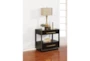 Malcolm Black 2-Drawer Nightstand With USB - Room