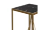 Gold Iron Pedestal Table Set Of 2 - Detail