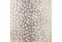 5'x7'6" Rug-Plush Faux Fur Gazelle Print Stone - Detail