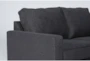 Mathers Slate Grey Fabric 91" Sofa with Reversible Chaise - Detail