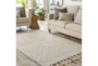2'6"X4' Rug-Xena Abstract With Tassels Natural - Room