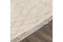 2'6"X4' Rug-Xena Abstract With Tassels Natural - Side