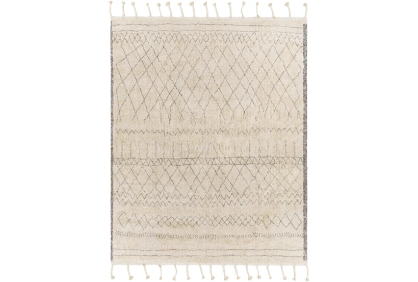 2'6"X4' Rug-Xena Abstract With Tassels Natural - 360