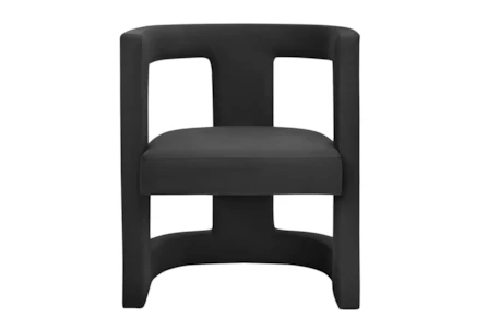 Cypress III 37 Black Velvet Foam Chair