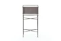 Wendy Grey Counter Height Stool With Back - Back