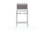 Wendy Grey Counter Height Stool With Back - Front