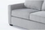 Mathers Oyster Grey Fabric 125" 2 Piece L-Shaped Sectional with Left Arm Facing Sofa - Detail