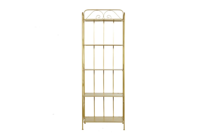 Gold Iron Bakers Rack - 360