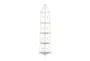 White French Country Iron Bakers Rack - Back