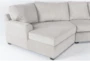 Alessandro Moonstone White Fabric 161" 2 Piece Dual Chaise U-Shaped Sectional with Left Arm Facing Cuddler - Detail