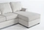 Alessandro Moonstone White Fabric 161" 2 Piece Dual Chaise U-Shaped Sectional with Left Arm Facing Cuddler - Detail