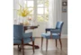 Calloway Blue Arm Dining Chair - Room