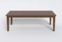 Elle Brown Rectangle Coffee Table - Back