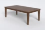 Elle Brown Rectangle Coffee Table - Side