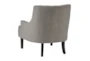 Heidi Grey Fabric Taupe Accent Arm Chair - Back