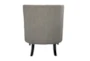 Heidi Grey Fabric Taupe Accent Arm Chair - Back