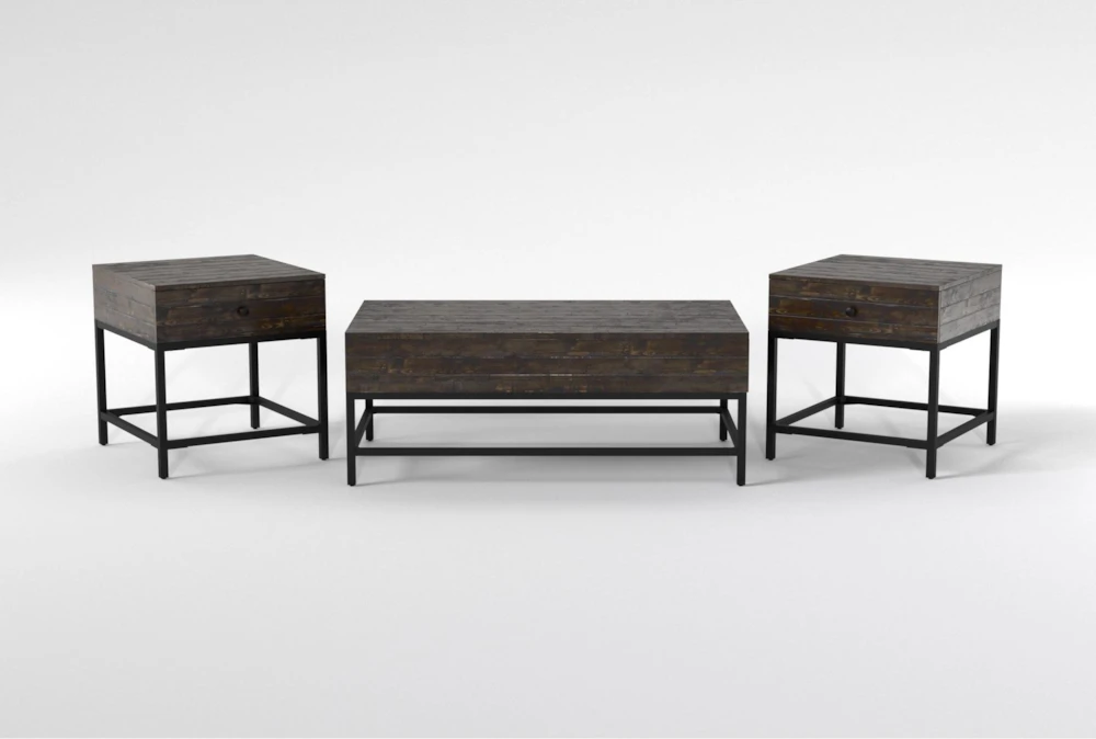 Wilson 3 Piece Lift-Top Coffee Table Set