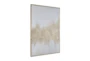 48X65 Gold Sparkle Polystone Framed Wall Art - Front